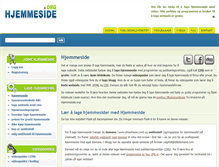 Tablet Screenshot of hjemmeside.org